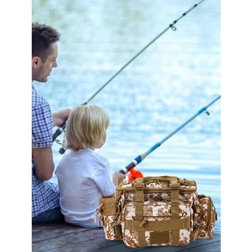 Fishing Gear Storage Bag Tear-resistant Oxford Cloth Material Made Of Padded Shoulder Strap Storage Pliers