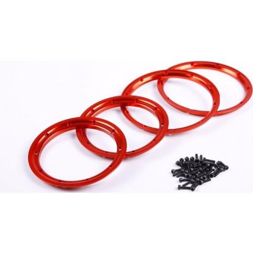 1/5 RC baja parts Rovan rc car parts Strong CNC ALLOY wheel beadlocks set 87086 fit all Rovan baja and LT trucks wheels