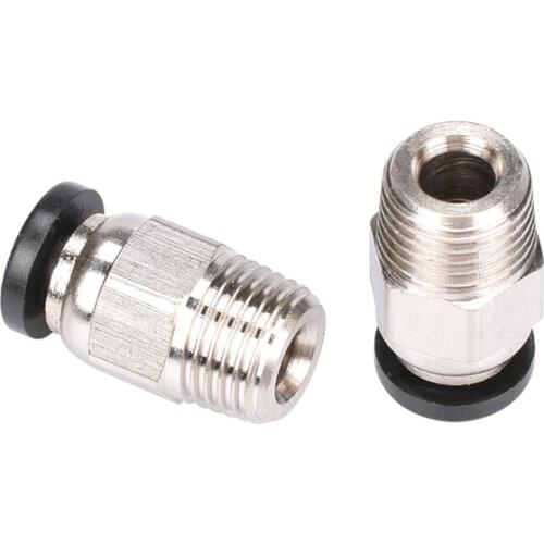 10 pcs 3D Printer Pneumatic Connectors PC4-01 1.75mm PTFE Tube quick coupler, j-head Fittings Reprap Hotend Fit