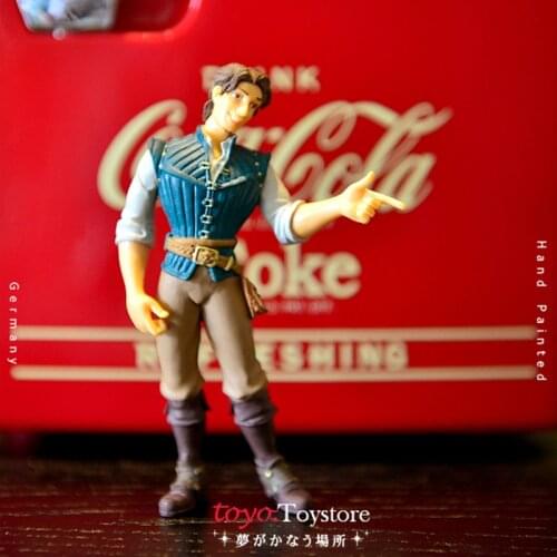 12PCS 10CM Exquisite workmanship Prince of the princess with long hair hand-made doll ornament model collection ornaments