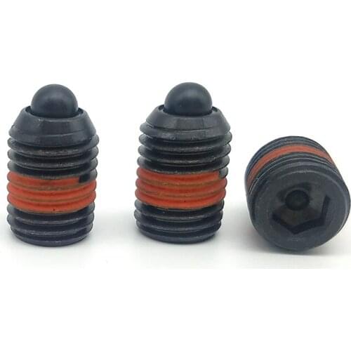 2pcs M3-M16 Allen main body type springs positioning lock pins screw telescopic convex pin spring plunger bolt 7mm-22mm long