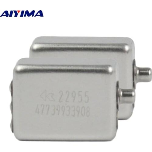 AIYIMA 2Pcs Mini Dynamic Iron Horn Speakers CI-22955 Hearing Aids Speaker For E5C/UM2/UM3X Low Frequency Moving Iron Ear Speaker