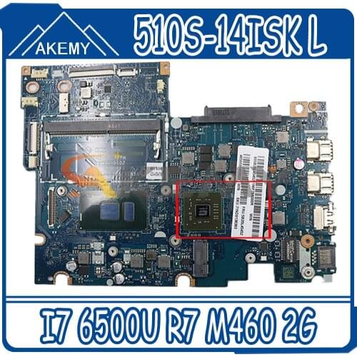 Akemy For Lenovo 510s-14isk Laptop PC Motherboard I7 6500U R7 M460 2G Graphics la-d451p 100% Test OK