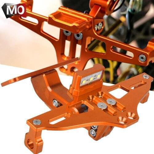 Motorcycle Accessories License Plate Bracket Holder For bajaj pulsar 200ns all years 1190 AdventuRe R 1290 Super GT RC200 RC 200