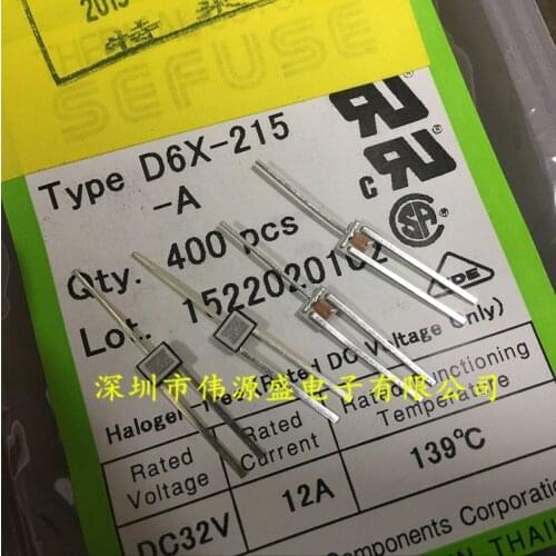 Free shipping D6X-215-A 139 degree 12A DC32V 139 SEFUSE