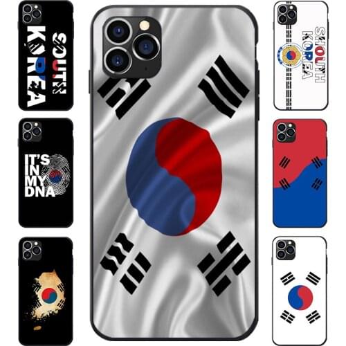 For Huawei Honor 7 8 9 10 V20 S I A Pro LiteSouth Korea National Flag Coat Of Arms Theme Soft TPU Phone Cases Cover Image Logo
