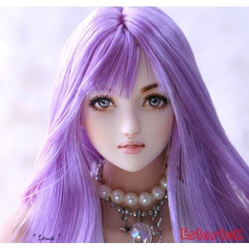 Estartek Hand Painting Customized KE055 1/6 Obitsu Head Goddess Athena Head Sculpt for 12" Phicen OB UD Action Figure DIY