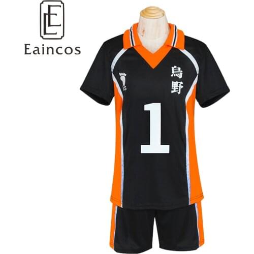 Haikyuu!! Hinata Syouyou/Sawamura Daichi Uniform Cosplay Party Costumes Jerseys Karasuno High School Volleyball Club Sportswear