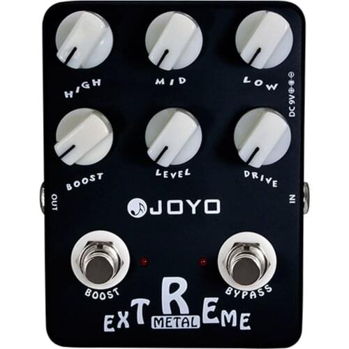 JOYO JF-17 Extreme Metal Pedal Distortion Pedal Effect High Gain Pedals for Guitar And Bass True Bypass
