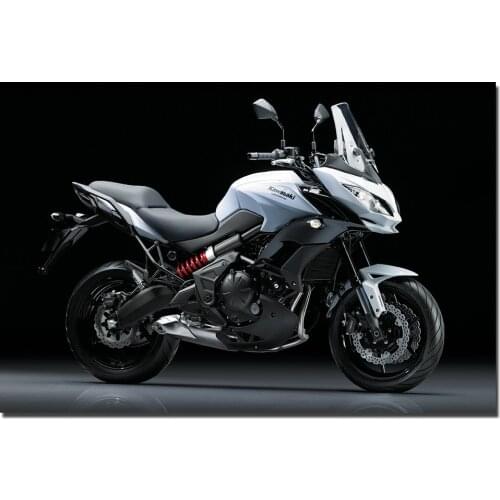 Kawasaki Versys 650 Motorcycle Canvas Painting Vehicle Poster Wall Pictures Print For Living Room