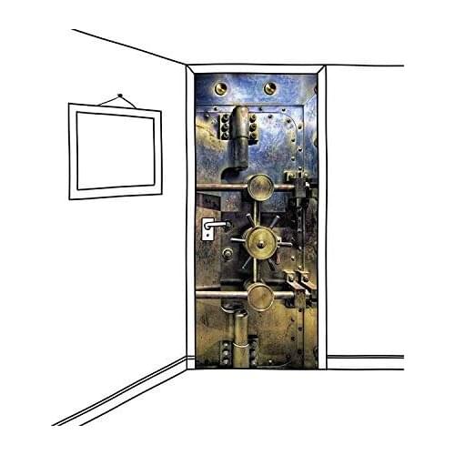 Hot Creative Door Mural Mechanical Gate Wall Door Sticker DIY Self-adhesive Waterproof Wallpaper Poste for Home Decoration Gift