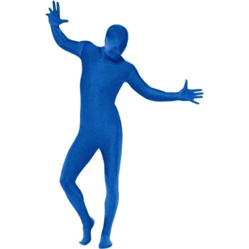 LZCMsoft Men Lycra Spandex Zentai Suit Halloween Full Bodysuits Second Skin Tights Stretch Jumpsuit Adult Catsuits