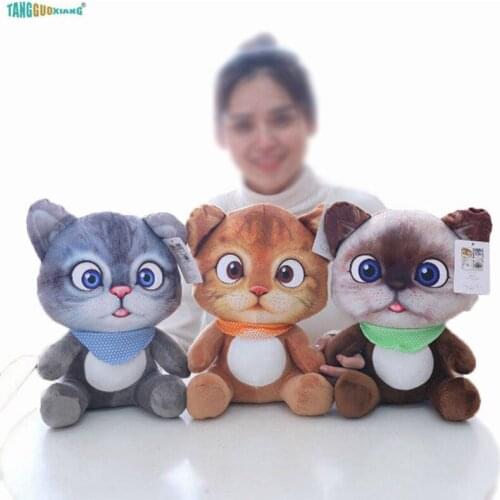 20cm Mini Cute Cat Plush Toys Lovely Soft Stuffed Animal Small Doll Baby Kids Playmate Girl Xmas Birthday Gift