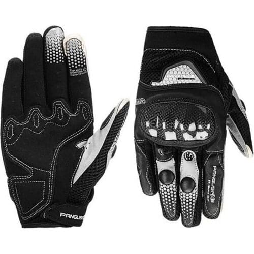 Motorcycle Gloves Touch Screen Microfiber Antiskid Breathable Hard Shell Protection Suitable for All Seasons Bicycle Gloves