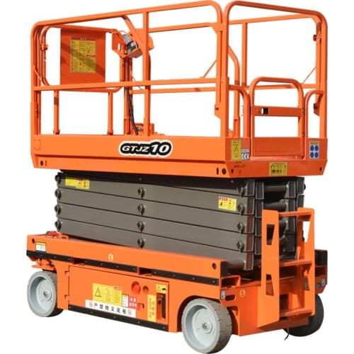 Qiyun Manufacturer New Aerial Work Platforms Rough Terrain Hydraulic Electric Self-propelled Scissor Lift CE ISO