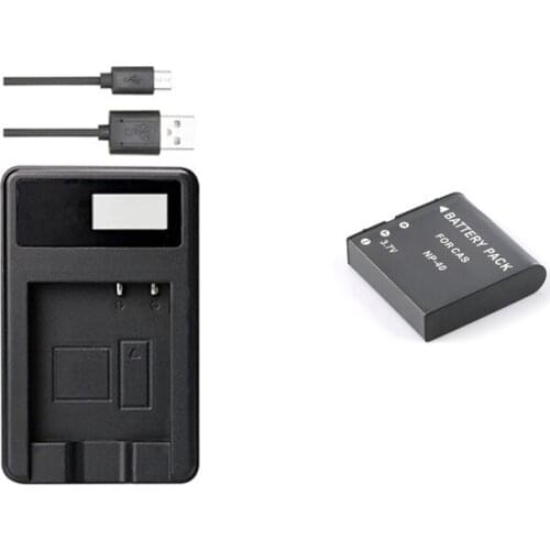 NP-40 NP40 CNP-40 CNP 40 CNP40 Battery+Charger for Casio Exilim EX-FC100 EX-FC150 EX-FC150BK FC150RD FC160S EX-Z400 EXILIM PRO