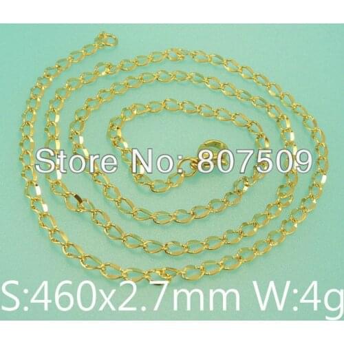 Wholesale stainless steel jewelry fashion small chain necklace for woman NCCB030