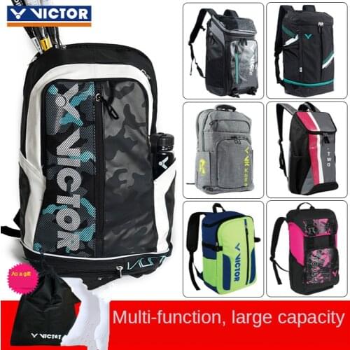 Original VICTOR Badminton racket Bag Backpack Men and Women Victor Professional Waterproof Sports Bag BR3009 with gifts
