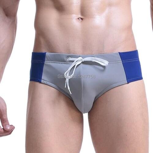 Sexy Summer Beach Short Low Wait Mens Swimming Briefs Swimwear Surf Beach Brief Beach Wear Swimsuit Surfing Trunks