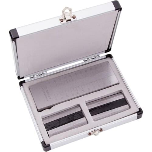 QXD-Stainless Steel Scraper Fineness Gauge, Single Groove Plate Fineness Gauge, 25/50/100 / 150um Fineness Gauge