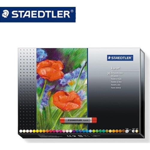STAEDTLER 2420 C36 36 color Round Shape 70x11mm Oil Pastel for Artist Students Drawing Pen School Stationery Art Supplies