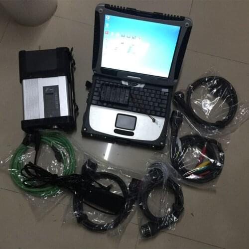 Super Mb Star c5 with CF19 Laptop Touch Screen Ram 3g Hdd 320gb 06/2021 Newest Software Diagnose for Cars and Trucks
