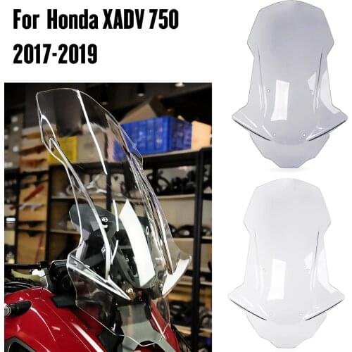 Motorcycle Windscreen Visor Viser Wind Deflectors Windshield for Honda X ADV 750 X-ADV750 XADV 750 2017 2018 2019 Clear Smoke