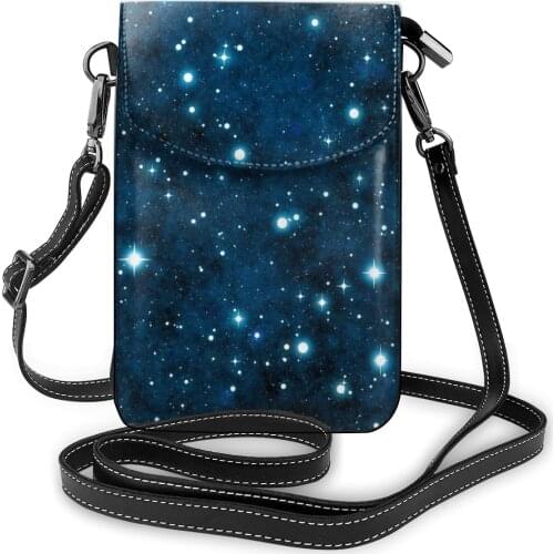 Vintage Small Crossbody Bags For Women Trend Handbags Women PU Leather Shoulder Bags Girls Starry Sky Pouch Messenger Bags