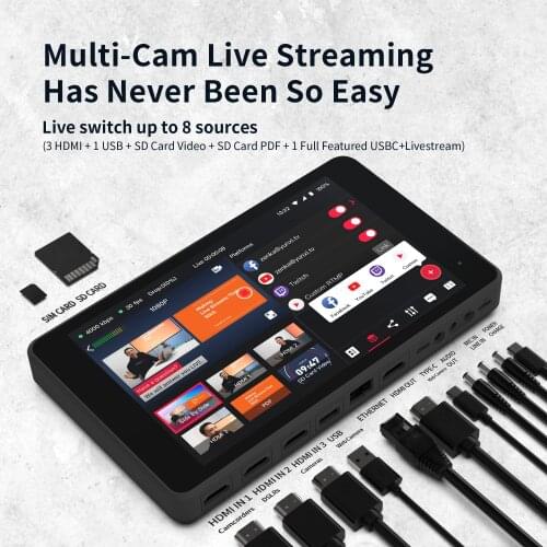 YOLOLIV YoloBox Pro The Ultimate All-In-One Multi-Cam Live Streaming & Switching System