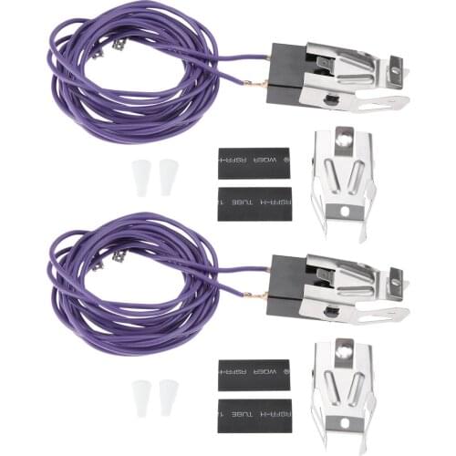 2Sets WB17T10006 Surface Terminal Receptacle Burner Block Kit for Refrigerator Oven Kenmore PS783534 AP3203326 Wb17t10006