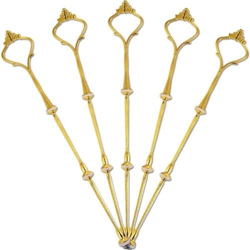 3 Tier golden Cake Stand(5 SETS) Holder,Crown