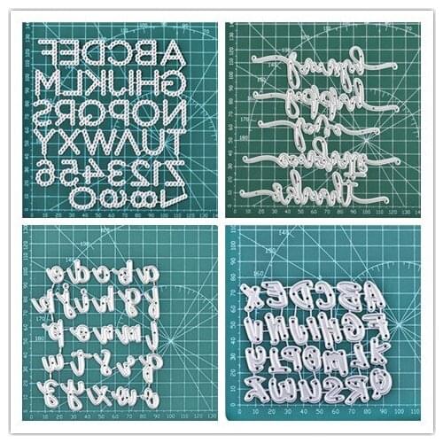 DiyArts 2020 New Letter Dies Metal Cutting Dies Scrapbooking For Card Making Metal Craft Dies Alphabet Die Cuts Embossing