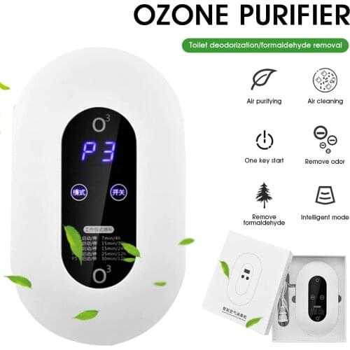 Home Air Purifier Plug In Negative Ion Air Cleaner Deodorizer Removes 99.7% Formaldehyde Dust Smokes Mold Pollen for Home Hotel