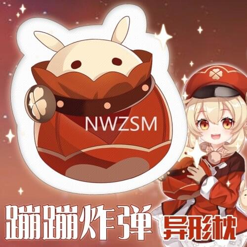 Genshin Impact game Klee Bomb anime surrounding custom special-shaped double-sided pillow sofa cushions