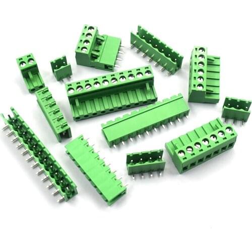 5set KF2EDGK 5.08mm Plug-in terminal block pcb connector 2P 3P 4P 5P 6P 7P 8P 9P 10P 12P Pluggable Through Hole Terminal