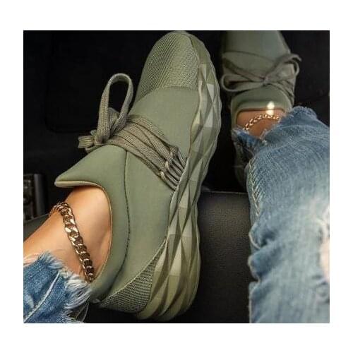 Fashion Sneakers Women Platform Flat Womens Sports Shoes Female Casual Breathable Vulcanized Woman Lace Up Footwear Big Size 43