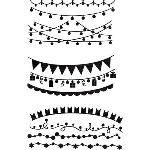 Birthday Gift Background Metal Cutting Dies For Scrapbooking Craft DIY Handmake Decorations Making Embossing Stencil Card