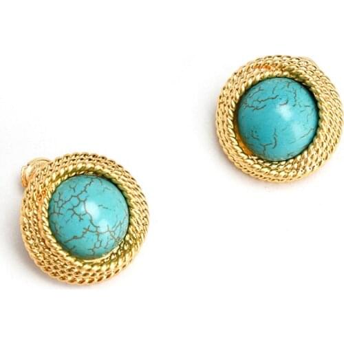 N&South Women's Gold Earrings