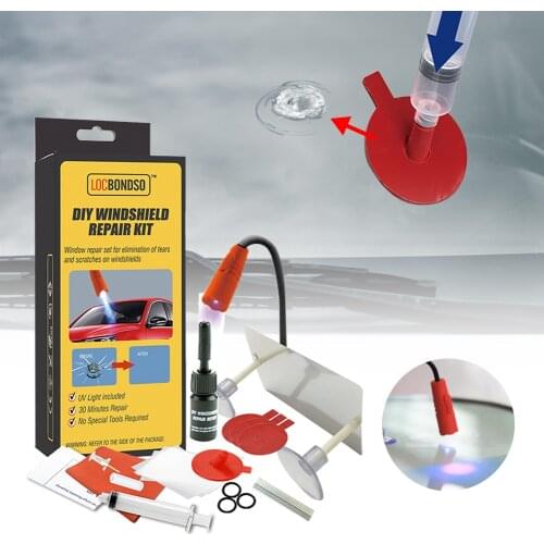 Professional DIY Car Windshield Repair Kit Tool Auto Car Glass Crack Windscreen Crack Scratch Restore Resin Tool Set