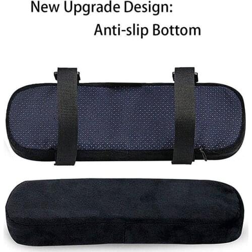 1pcs Armrest Pads Covers Foam Elbow Pillow For Forearm Pressure Relief Arm Rest Cover For Office Chairs Wheelchair Comfy Gaming