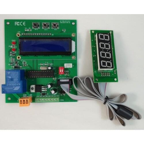 Coin acceptor operated timer Control Board working with pulse output coin validator and bill acceptor