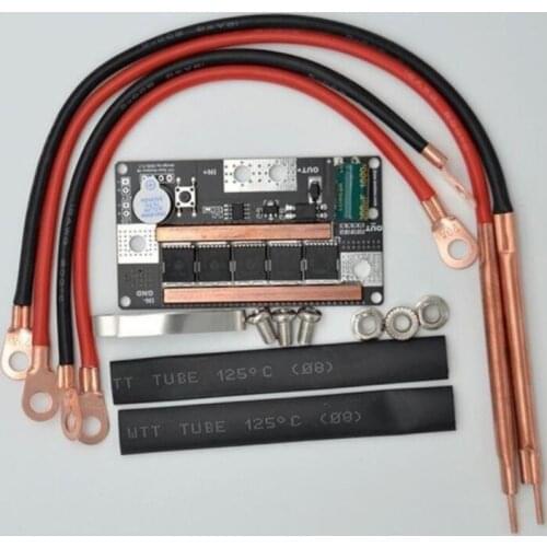 DIY portable 12V battery energy storage spot welding machine PCB circuit board 8 tube high current plate