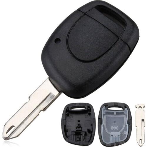 Remote 1 Button Car Key Fob Case Shell Replacement Remote Cover Auto Car Key Accessories Fit for Renault Clio Kangoo-Twingo