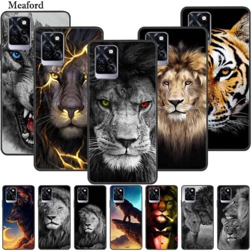 For Infinix Note 10 Pro Case Luxury Silicone TPU Soft Cover Phone Case For Infinix Note 10 NFC Shockproof Animals Coque Funda