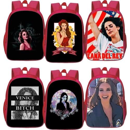 Singer Lana Del Rey School Bag Children School Backpack Women Knapsack Fashion Bookbag Girls Bag Kid Back To School Gift Mochila