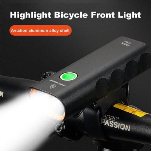 MOVIGOR 400 Lumen Bike Front Light Rainproof USB Rechargeable Headlamp 2x T6 LED Bicycle Front Light Flashlight