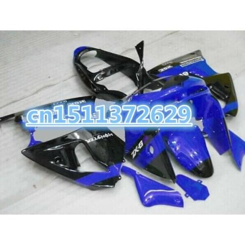 ZX6R 98 99 Fairing for KAWASAKI ZX 6R 98 99 ZX 6R 636 98 99 NINJA ZX-6R 98 99 Blue black fairing kits-Dor D