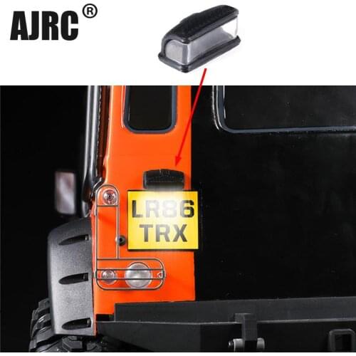 1piece for 1/10 1/8 RC simulation climbing car rear license plate searchlight spotlight TRAXXAS TRX-4 D90 D110 RC4WD SCX10 AXIAL