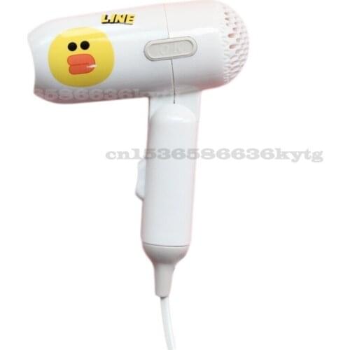 220V/400W Hair Dryer Cartoon Mini Portable Foldable Handle Home Dormitory Cold and Hot Air Constant Temperature Blower