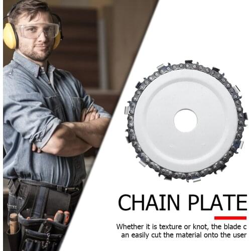 4.5 inch 13 Tooth Woodworking Grinding Tool Chain Grinder Wood Carving Disc Angle Grinders Carving Tool Wooking Tool